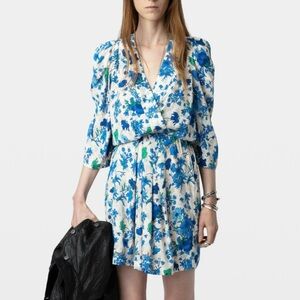 Zadig & Voltaire Ruz Crepe Garden Flowers Dress